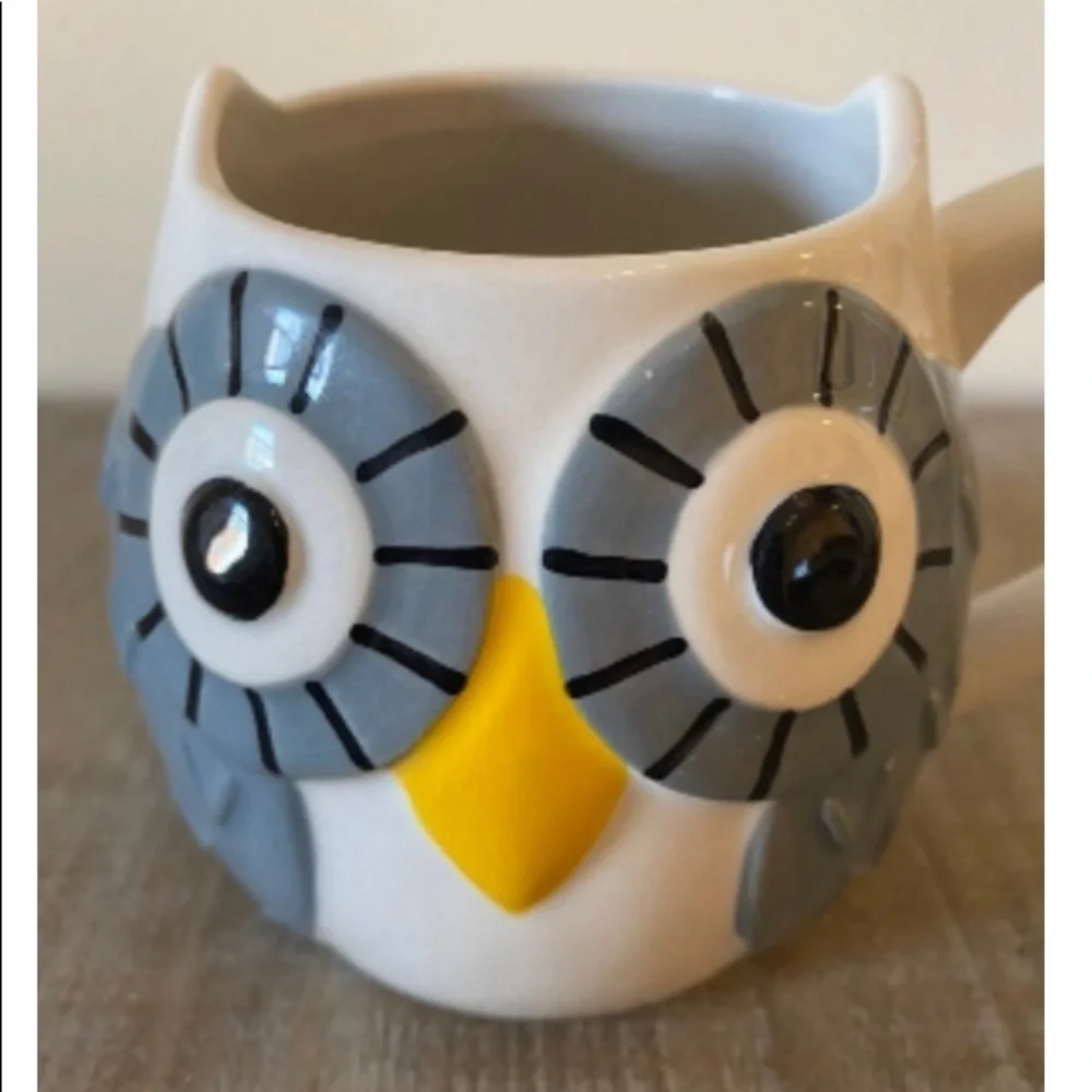 SUR la table owl mug. Adorable woodland creature